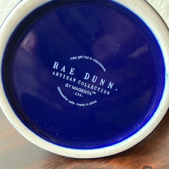 Rae Dunn: Cobalt Blue “Dad is my Hero” Beer Stein - Picture 2 of 16